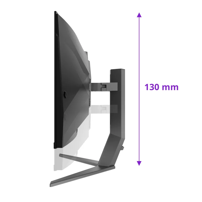 AOC AGON PRO AG346UCD tietokonenäyttö 86,4 cm (34 inch) 3440 x 1440 pikseliä Wide Quad HD QD-OLED musta, harmaa