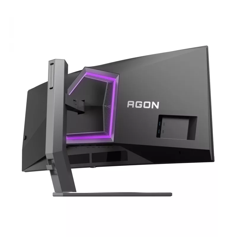 AOC AGON PRO AG346UCD tietokonenäyttö 86,4 cm (34 inch) 3440 x 1440 pikseliä Wide Quad HD QD-OLED musta, harmaa