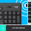 LOGITECH Mk295 Silent Wireless Combo grafiitti Azerty belgialainen