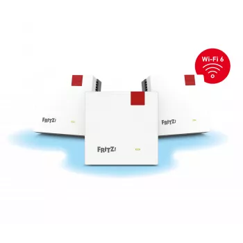 Mesh-paketti 1600 dualband (2,4 GHz / 5 GHz) Wi-Fi 6 (802.11ax) punainen, valkoinen 1 sisäinen