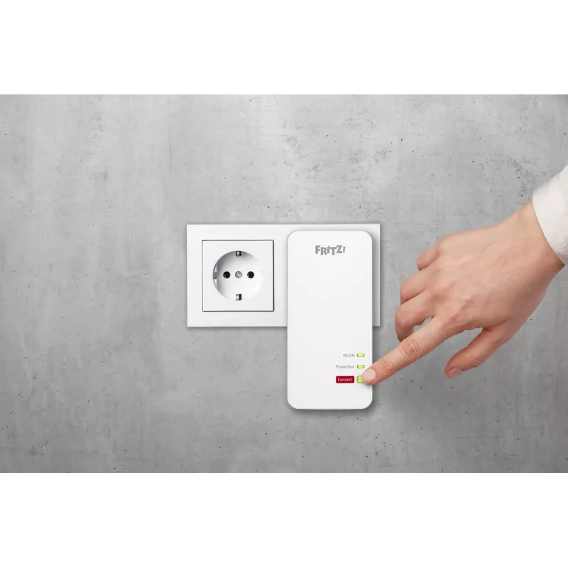 Powerline-sovitin AVM FRITZ!Powerline 1240 AX 1200 Mbit/s Ethernet LAN Wi‑Fi valkoinen