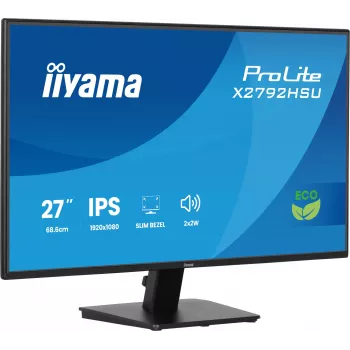 iiyama ProLite X2792HSU-B1 tietokonenäyttö 68,6 cm (27 inch) 1920 x 1080 pikseliä Full HD LED musta
