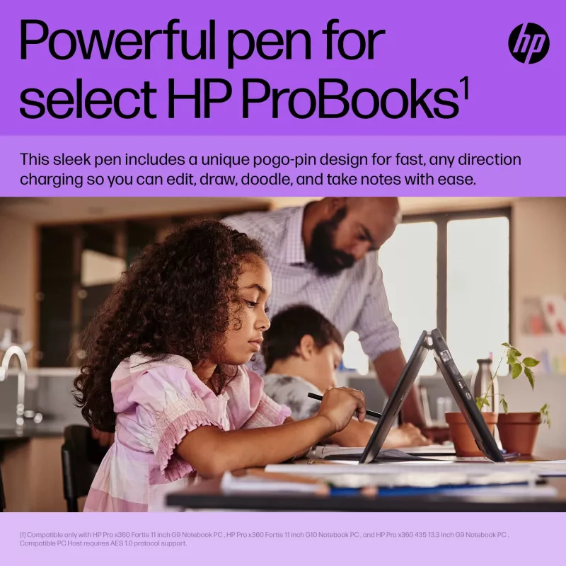 HP ohut ladattava kynä HP ohut ladattava kynä musta sisäänrakennettu akku