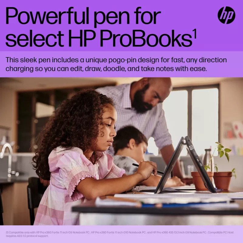 HP ohut ladattava kynä HP ohut ladattava kynä musta sisäänrakennettu akku