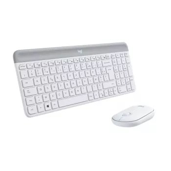 LOGITECH ohut langaton näppäimistö ja hiiri -yhdistelmä Mk470 - offwhite - Azerty ranska