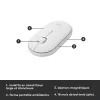 LOGITECH ohut langaton näppäimistö ja hiiri -yhdistelmä Mk470 - offwhite - Azerty ranska