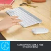 LOGITECH ohut langaton näppäimistö ja hiiri -yhdistelmä Mk470 - offwhite - Azerty ranska