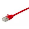 Verkkokaapeli Equip Cat.6A F/FTP ohut patch-kaapeli RJ-45 0.5m punainen
