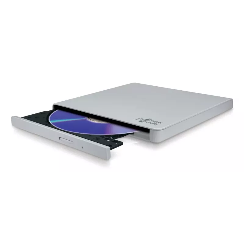 HITACHI-LG DATA STORAGE ohut kannettava DVD-kirjoitin - Gp57eb40 - USB 2.0 - valkoinen