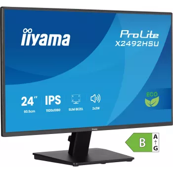 iiyama ProLite X2492HSU-B1 tietokonenäyttö 60,5 cm (23,8 inch) 1920 x 1080 pikseliä Full HD LED musta