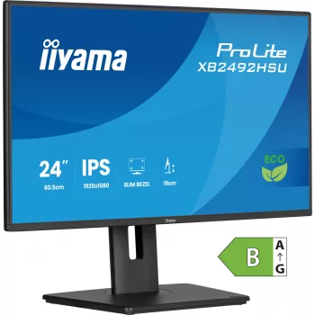iiyama ProLite XB2492HSU-B1 tietokonenäyttö 60,5 cm (23,8 inch) 1920 x 1080 pikseliä Full HD LED musta
