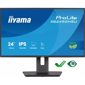 iiyama ProLite XB2492HSU-B1 tietokonenäyttö 60,5 cm (23,8 inch) 1920 x 1080 pikseliä Full HD LED musta