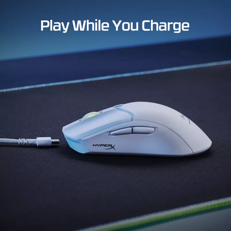 HyperX Pulsefire Haste 2 - langaton pelihiiri (valkoinen)