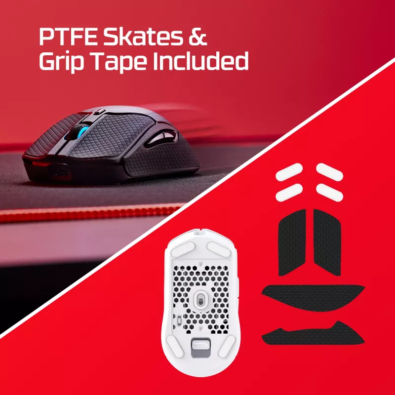 HyperX Pulsefire Haste 2 - langaton pelihiiri (valkoinen)