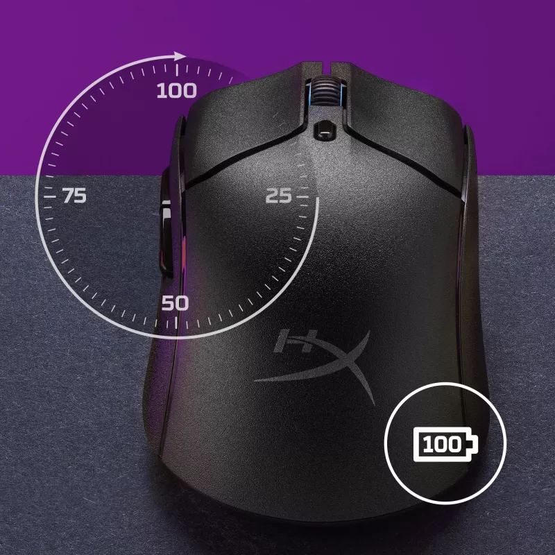 HyperX Pulsefire Haste 2 - langaton pelihiiri (valkoinen)