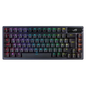 ASUS ROG Azoth näppäimistö pelikäyttöön USB + RF Wireless + Bluetooth QWERTY musta