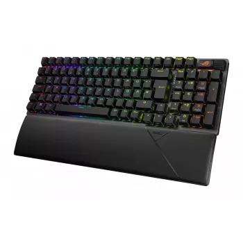 ASUS ROG Strix Scope II 96 Wireless näppäimistö pelikäyttöön USB + RF Wireless + Bluetooth QWERTZ saksa musta