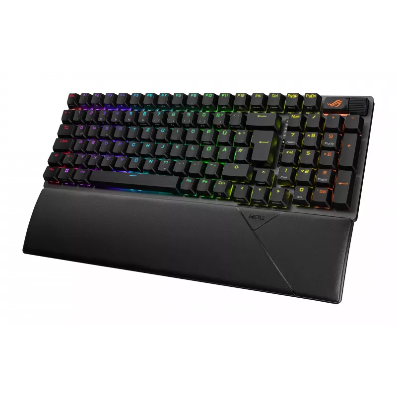 ASUS ROG Strix Scope II 96 Wireless näppäimistö pelikäyttöön USB + RF Wireless + Bluetooth QWERTZ saksa musta