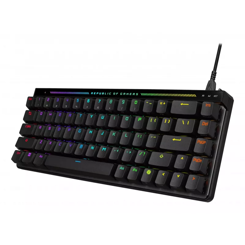 ASUS ROG Falchion Ace HFX näppäimistö pelikäyttöön USB QWERTZ saksa musta