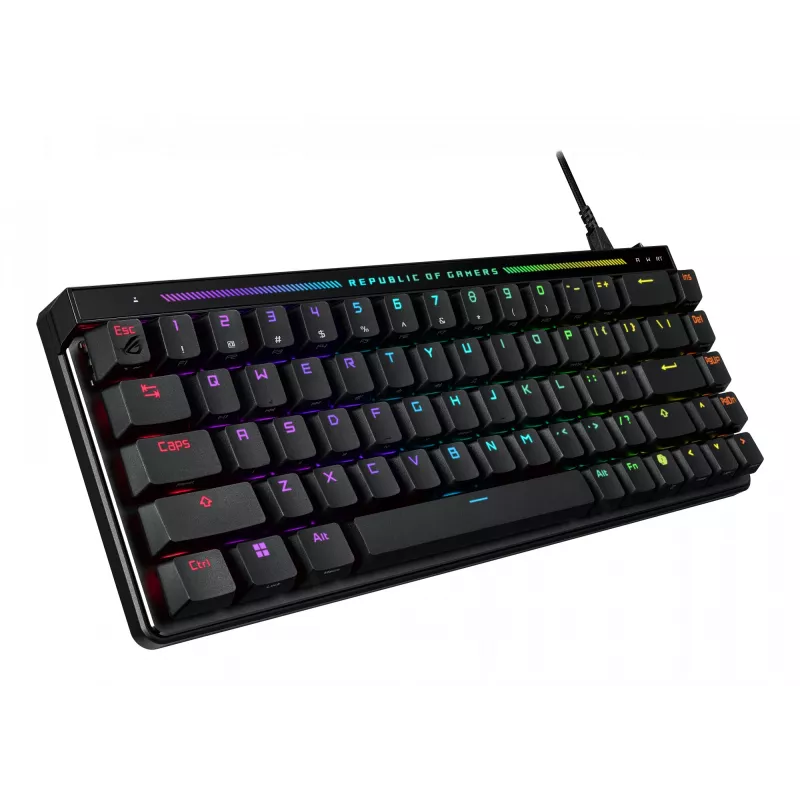 ASUS ROG Falchion Ace HFX näppäimistö pelikäyttöön USB QWERTZ saksa musta