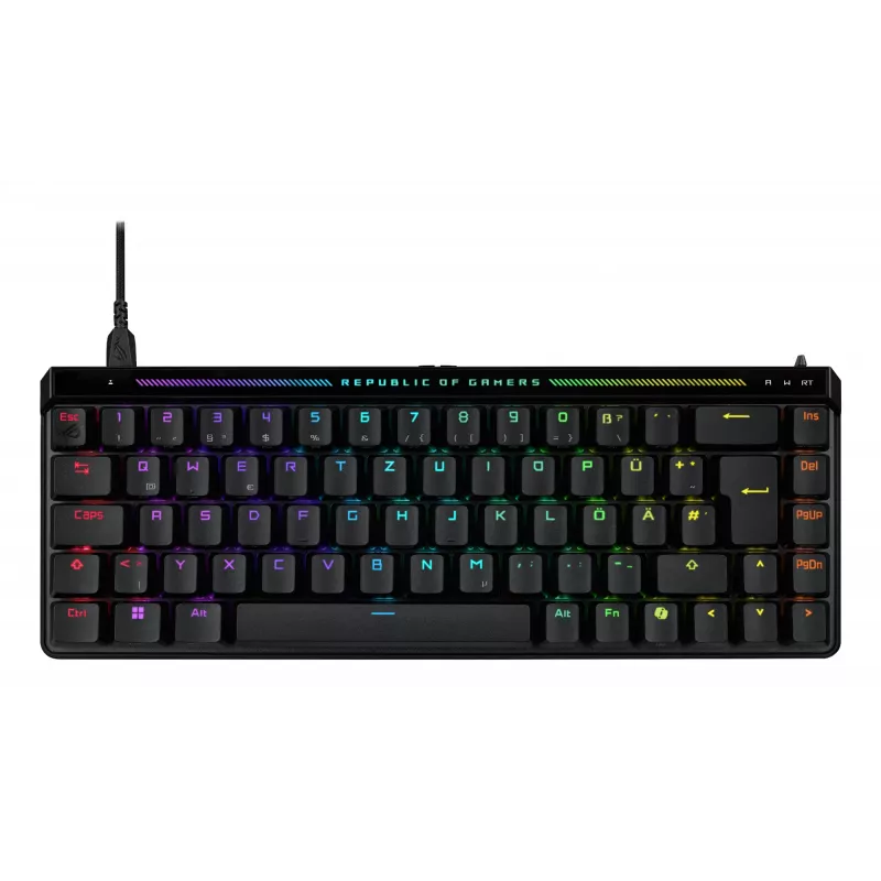 ASUS ROG Falchion Ace HFX näppäimistö pelikäyttöön USB QWERTZ saksa musta