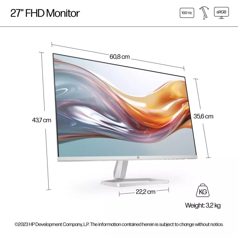 HP Desktop Monitor - Serie 5 527sw - 27
