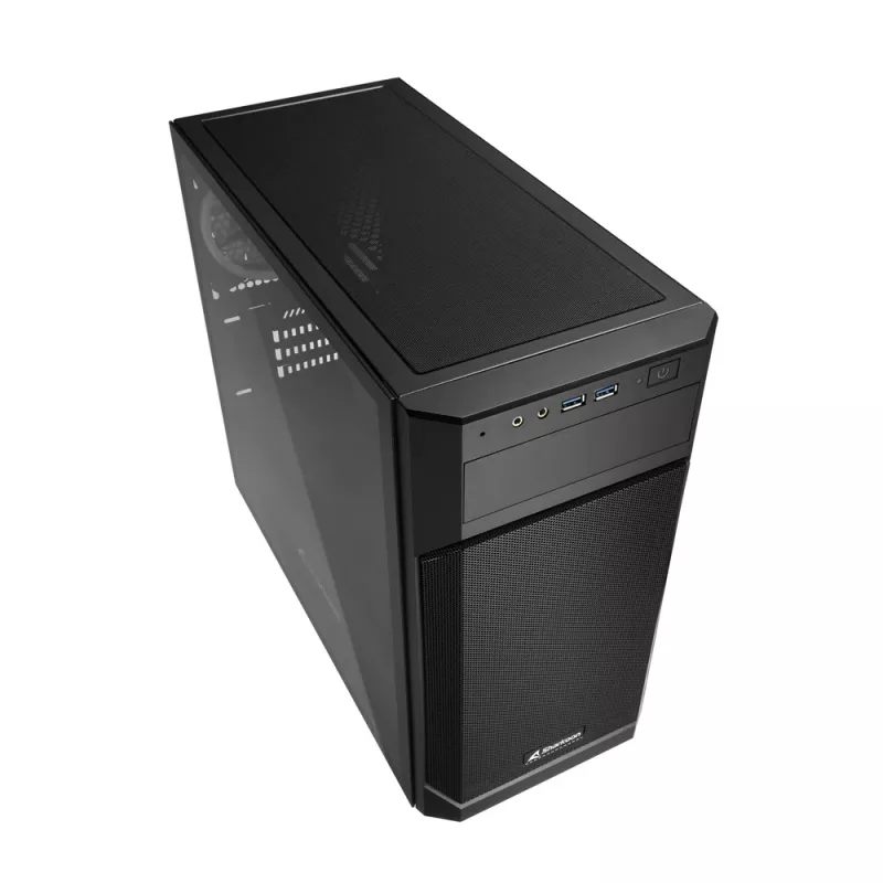 SHARKOON Tower Chassis - V1000 RGB Micro Tower musta