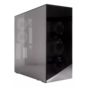 ARCTIC Xtender VG (Mirror Black) Premium E-ATX -tietokonekotelo pystysuoralla GPU-telineellä