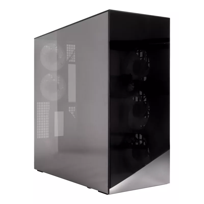 ARCTIC Xtender VG (Mirror Black) Premium E-ATX -tietokonekotelo pystysuoralla GPU-telineellä