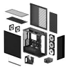 ARCTIC Xtender VG (Mirror Black) Premium E-ATX -tietokonekotelo pystysuoralla GPU-telineellä