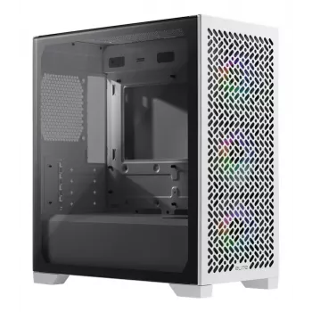 PC-kotelo Cooler Master Elite 302 valkoinen mATX 3x 120mm ARGB-tuulettimella