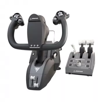 Thrustmaster TCA Yoke Pack Boeing Edition musta, harmaa USB Fightstick PC, Xbox, Xbox One, Xbox One S, Xbox One X, Xbox Series S, Xbox Series X