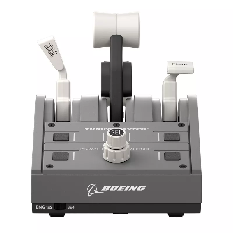 Thrustmaster TCA Yoke Pack Boeing Edition musta, harmaa USB Fightstick PC, Xbox, Xbox One, Xbox One S, Xbox One X, Xbox Series S, Xbox Series X