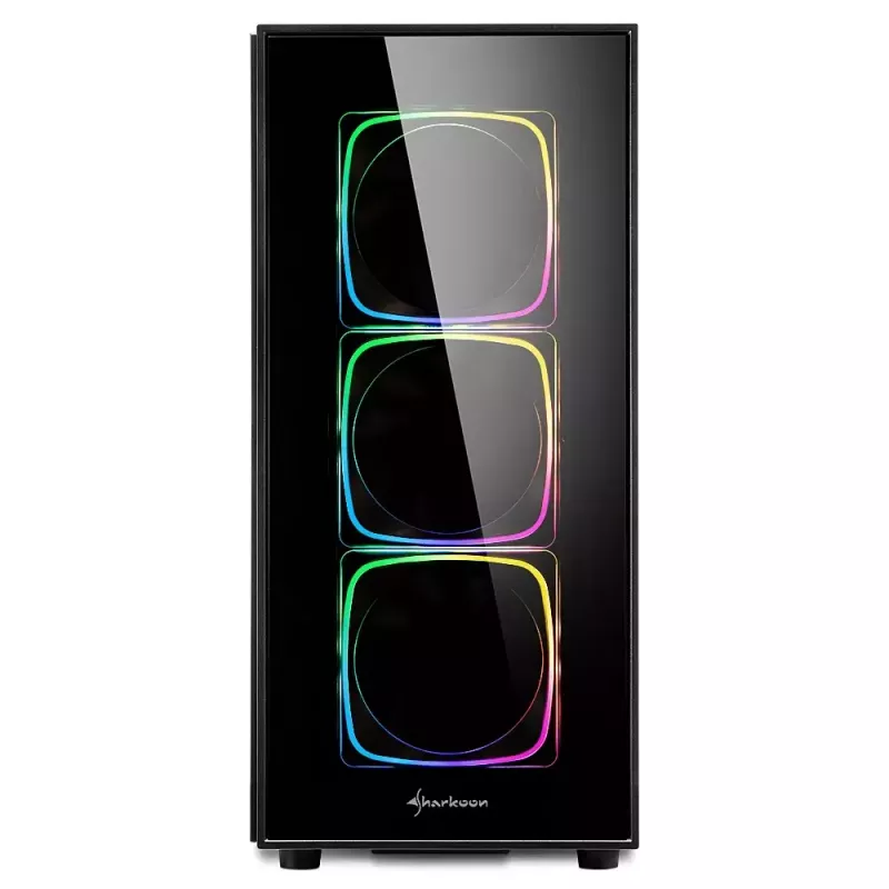 PC-kotelo Sharkoon TG6 RGB Midi Tower musta