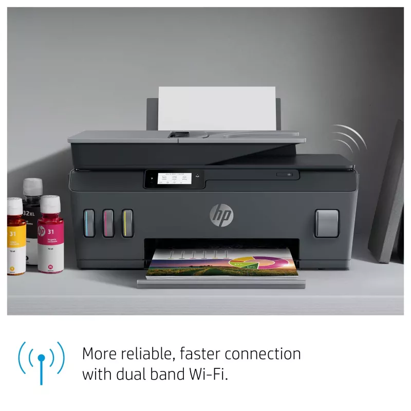 HP Smart Tank Plus 655 langaton All-in-One väritulostin, kopiokone, skanneri