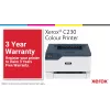 Xerox C230 A4 22ppm langaton duplex tulostin PS3 PCL5e6 2 paperilokeroa yhteensä 251 arkkia