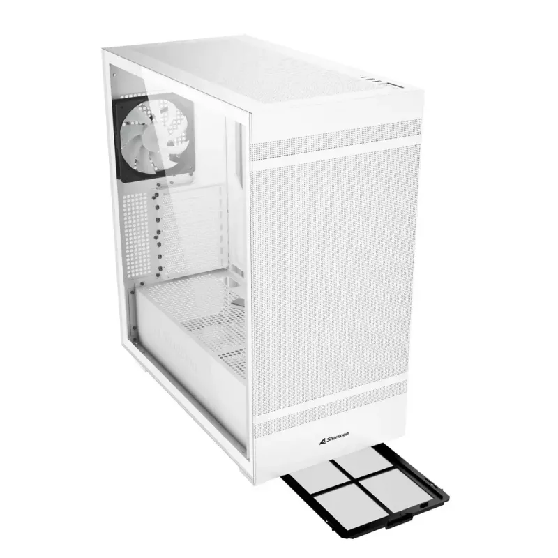 PC-kotelo Sharkoon REBEL C50 RGB Full Tower valkoinen