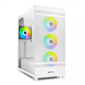 PC-kotelo Sharkoon REBEL C50 RGB Full Tower valkoinen