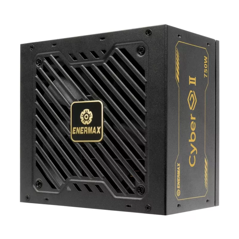 Enermax CyberG II ERV750G-AHG-NAC virtalähde 750 W, 80 Plus Gold, ei-modulaarinen, ATX, musta