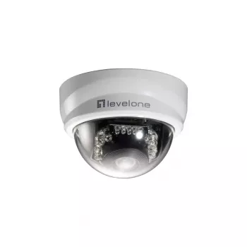 LevelOne kiinteä dome IP-verkkokamera, 2 megapikseliä, 802.3af PoE, IR-LEDit