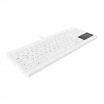 Contour Design Active Key Contour QuickClean lääketieteellinen näppäimistö IP68 kosketuslevy kompakti johdollinen valkoinen DE C7412