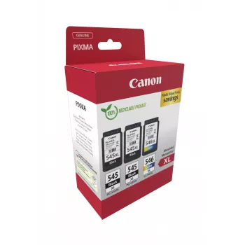 Canon 8286B013 mustepatruuna 3 kpl alkuperäinen suuri (XL) kesto musta, syaani, magenta, keltainen
