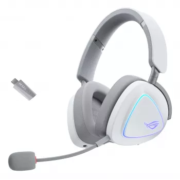 ASUS ROG Delta II kuulokemikrofoni johdollinen & langaton panta pelaaminen USB Type-C Bluetooth valkoinen