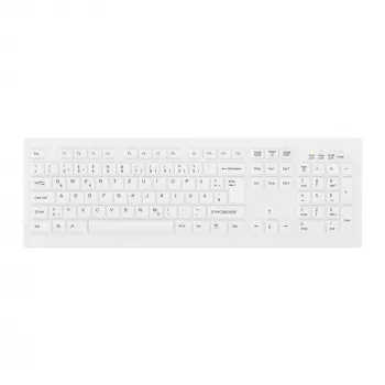 Contour Design Active Key Contour ClassicClean Medical Keyboard irrotettava kansi täysikokoinen langaton valkoinen DE C8100