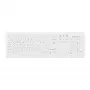 Contour Design Active Key Contour ClassicClean Medical Keyboard irrotettava kansi täysikokoinen langaton valkoinen DE C8100