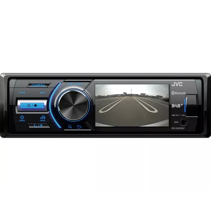 JVC KD-X561DBT autoradio musta, sininen 180 W Bluetooth