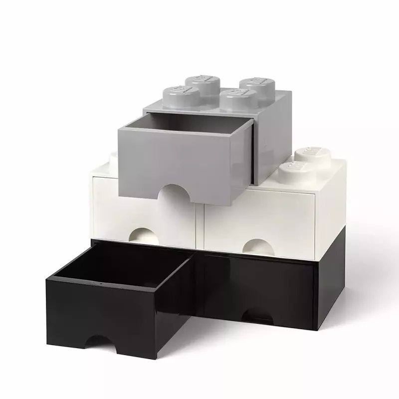 Vetolaatikko LEGO Brick 8, room copenhagen RC40061735, valkoinen