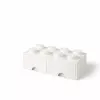 Vetolaatikko LEGO Brick 8, room copenhagen RC40061735, valkoinen