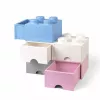 Vetolaatikko LEGO Brick 8, room copenhagen RC40061735, valkoinen