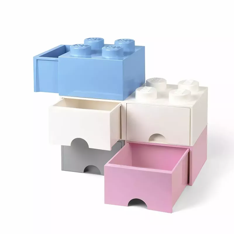 Vetolaatikko LEGO Brick 8, room copenhagen RC40061735, valkoinen